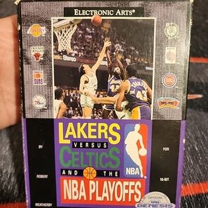LAKERS VERSUS CELTICS AND NBA PLAYOFFS SEGA GENESIS GAME